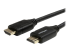 Startech 3ft (1m) Premium Certified HDMI 2.0 Cable with Ethernet, High Speed Ultra HD 4K 60Hz HDMI Cable HDR10, HDMI Cord (Male/Male Connectors), For UHD Monitors, TVs, Displays - Højre vinkel
