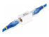 Startech RJ45 Coupler, Inline Cat6 Coupler, Female to Female (F/F) T568 Connector, Unshielded Ethernet Cable Extension (IN-CAT6-COUPLER-U1) - Venstre vinkel