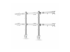 Startech Six-Monitor Desk Mount w/ Crossbar, Up To 32" Screens/17.6lb - Tilbage