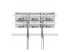Startech Six-Monitor Desk Mount w/ Crossbar, Up To 32" Screens/17.6lb - Tilbage