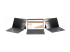 Startech 4-Way 12.4in Surface Laptop Go 1/2/3 Privacy Screen Filter, Portrait/Landscape, Touch-Enabled, +/- 30 Deg. View, Blue Light Reduction, Matte Finish - Flere vinkler