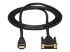 Startech 6ft (1.8m) HDMI to DVI Cable, DVI-D to HDMI Display Cable (1920x1200p), Black, 19 Pin HDMI Male to DVI-D Male Cable Adapter, Digital Monitor Cable, M/M, Single Link - Forside