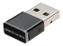 HP Poly BT600 - Bluetooth-adapter for headset, hovedtelefoner - Venstre vinkel