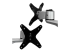 Startech Desk Mount Dual Monitor Arm - Nærbillede