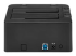 Startech Dual-Bay USB 3.0 to SATA Hard Drive Docking Station, USB Hard Drive Dock, External 2.53.5 SATA IIIIII, SSDHDD Docking Station, Hot-Swap Hard Drive Bay - Tilbage