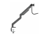 Startech Desk Mount Dual Monitor Arm with USB & Audio, Slim Full Motion Adjustable Dual Monitor VESA Mount for 32" Displays (8kg/screen), Ergonomic Articulating, Desk Clamp or Grommet - Venstre side