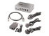 Startech 10-Port USB-C Hub, 8x USB-A + 2x USB-C, Self-Powered w/ 65W Power Supply, USB 3.1 10Gbps Hub w/ BC1.2 Charging, Desktop/Laptop USB Hub with 3ft Locking USB-IF Certified Cable - Højre vinkel
