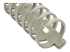 Startech Flexible Cable Management Raceway Spine Vertebrae, 1-1/8"(29mm)W x 1"(25mm)H, 20"(0.5m) length, Nylon 66 Network Cable/Power Cord Hider Kit, Wall Wire Duct System, UL Listed - Nærbillede