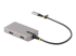 Startech USB-C Multiport Adapter, 4K 60Hz HDMI, HDR, 3-Port USB Hub, 100W Power Delivery Pass-Through, USB Type C Mini Docking Station, Certified Works with Chromebook - Højre vinkel