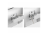 Startech Six-Monitor Desk Mount w/ Crossbar, Up To 32" Screens/17.6lb - Nærbillede