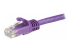 Startech 75ft CAT6 Ethernet Cable, 10 Gigabit Snagless RJ45 650MHz 100W PoE Patch Cord, CAT 6 10GbE UTP Network Cable w/Strain Relief, Purple, Wiring is UL Certified/TIA - Nærbillede