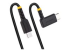 StarTech 3ft (1m) USB C Charging Cable Right Angle, 60W PD 3A, Heavy Duty Fast Charge USB-C Cable, USB 2.0 Type-C, Durable and Rugged Aramid Fiber, S20/iPad/Pixel - Venstre vinkel