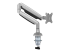 Startech Desk Mount Monitor Arm, Heavy Duty Ergonomic VESA Monitor Arm, Single Display up to 9kg, Full Motion, Height Adjustable, Articulating, Aluminum, C-Clamp/Grommet, Silver - Forside
