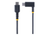 StarTech 1ft (30cm) USB C Charging Cable Right Angle, 60W PD 3A, Heavy Duty Fast Charge USB-C Cable, USB 2.0 Type-C, Durable and Rugged Aramid Fiber, S20/iPad/Pixel - Forside