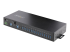 Startech 16-Port Industrial USB 3.0 Hub 5Gbps, Metal, DIN/Surface/Rack Mountable, ESD Protection, Terminal Block Power, up to 120W Shared USB Charging, Dual-Host Hub/Switch (5G16AINDS-USB-A-HUB) - Højre vinkel